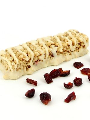 Barre cranberry grenade protéinée croustillante