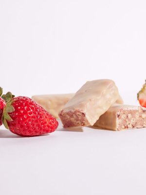 Barre fraise faible en sucres