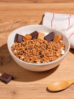 Muesli protéiné chocolat caramel