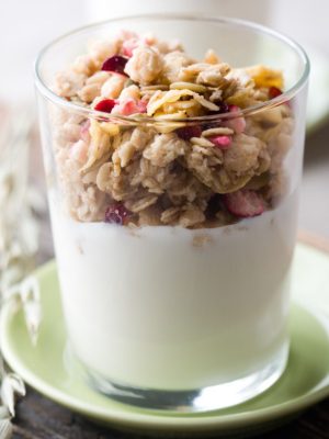 Muesli protéiné fruits rouges